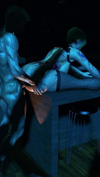 La sexy ragazza robot ha sete di sesso anale