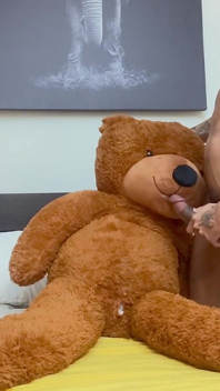 Home Alone Jerking off to My Teddy Bear