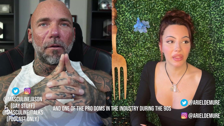 Raw and Uncensored with Masculine Jason: Porn Star Confessions - Ariel Demure (episode 105)