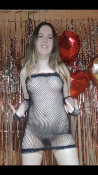 I Love Dancing to Them in This Fishnet Outfit