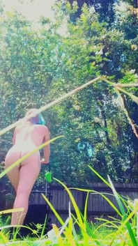 Mowing the Lawn Naked