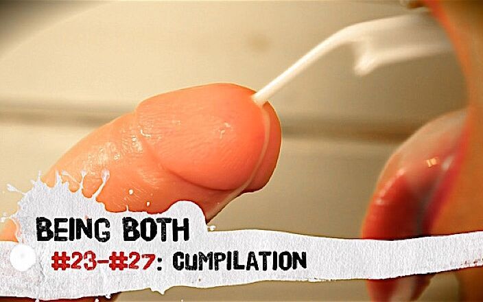 Being Both: Být oba # 23 - # 27 kompilace - Pět sperma-sezení zpět na záda. mrdkové hody!