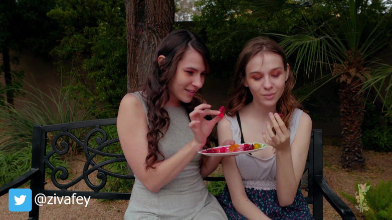 Ziva Fey: Ziva Fey and Mewchii Share fun gummies