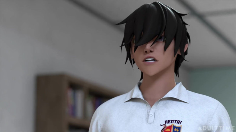 Hentai Sex School: Hentai Sex College Episode 5 - Big Dick Student Impresses MILF Principal...