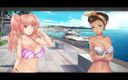 LoveSkySan69: Huniepop 2 - kencan ganda - bagian 3 gadis seksi dengan bikini baru oleh...