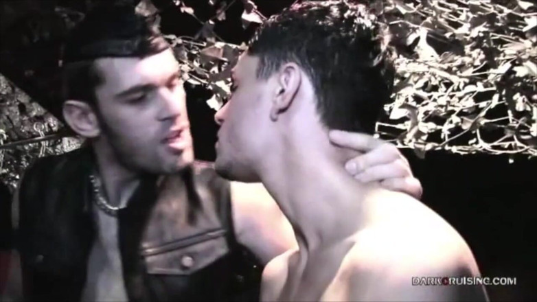 Gay hard: Gay Hard - Sling gang bang by leather studs