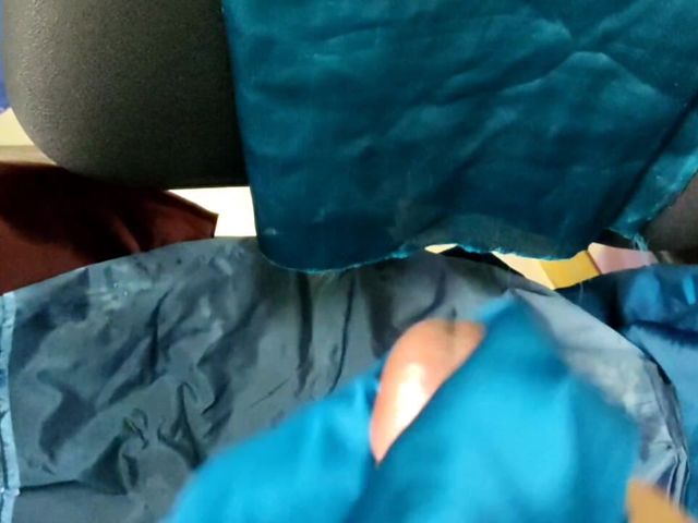 62 Handjob with Blue Satin Salwar of Nurse in Office (Satin and silky)