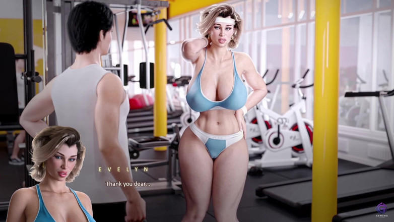 Gaming Anurag: エッチな熟女継母がトレーニング後に義理の息子の巨根をしゃぶる - 3D変態ゲーム - Apocalust