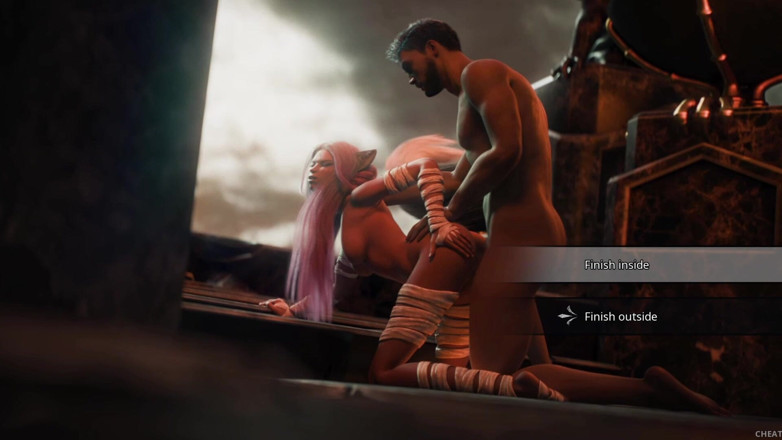 3D Cartoon Porn: The Seven Realms 44, Atlas Kagome et Lilian, scène de trio