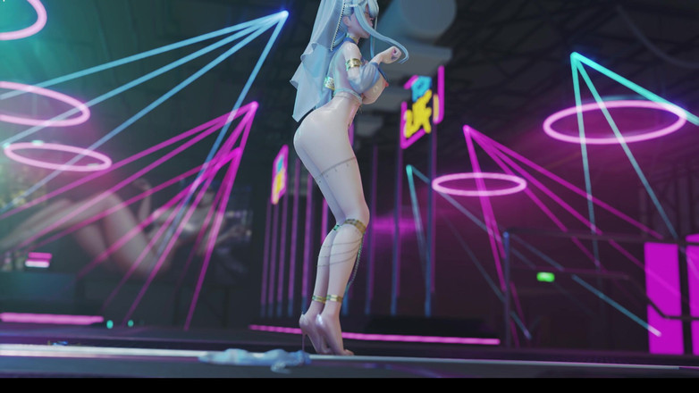 MikuMotion: [mmd] 尘白禁区 辰星aoa- Еxcuse Me古风西域舞女