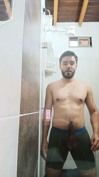 Tan Caliente Masturbándose En El Baño