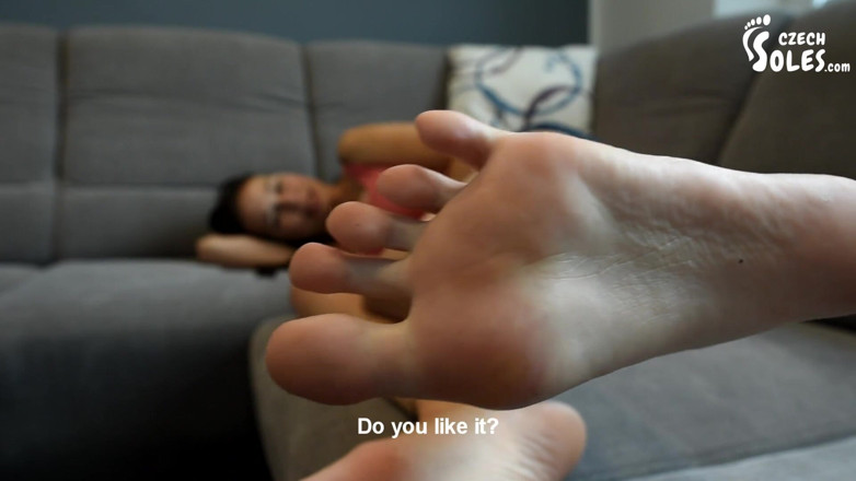 Czech Soles - foot fetish content: Amateur big feet JOI