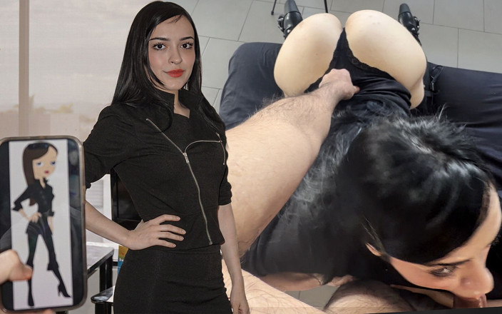 Hanncitaa: Gothic Girl Virgin Descendant From Crazy Gets Fucked by Green...