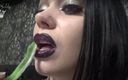 Goddess Misha Goldy: Mijn nieuwe #lipstickfetish en #vorefetish video preview: 5 collors voor mijn lippen &amp;amp; Gummy...