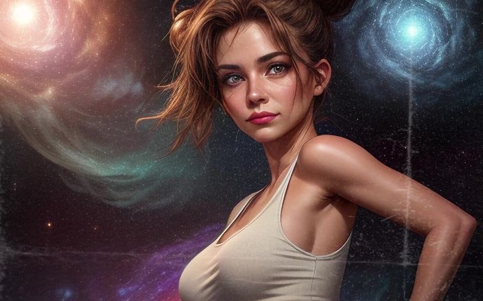 AI Porn: Prachtig Pools Ai-model met lichtbruin haar