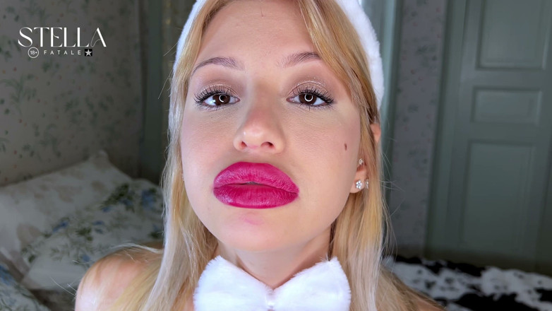Stellafatale: Slow motion rossetto rosso tremante rossetto raso