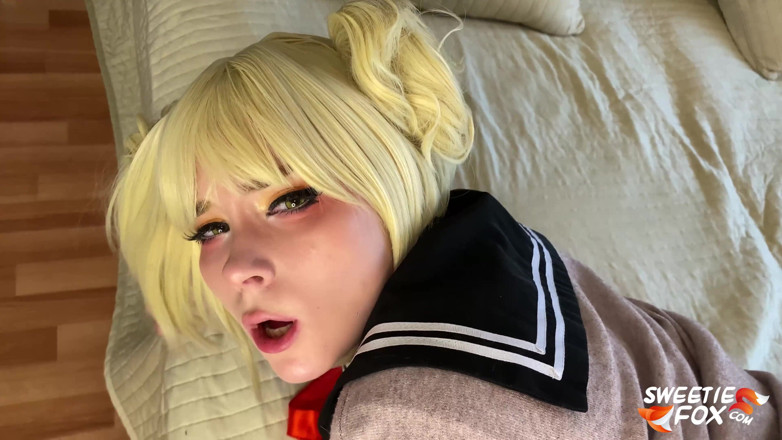 Sweetie Fox: Passionate deepthroat and hardcore fucking with Toga Himiko from League...