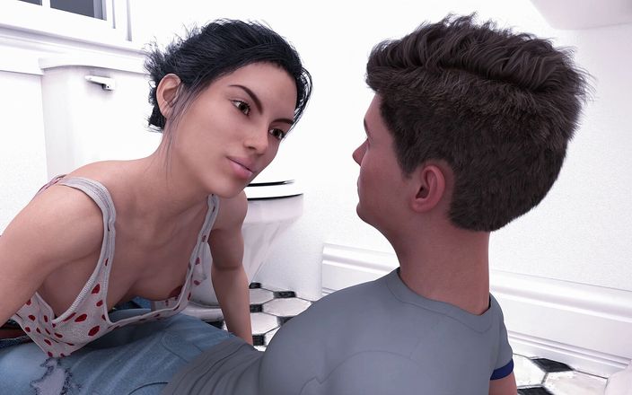 LustSaga: College Kings 112 - ragazze bagnate, impugnature strette e scivolamenti capezzoli: la...