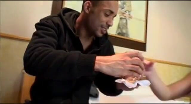 Shemales Tales: Horny tranny masturbates while black dude fucks her asshole