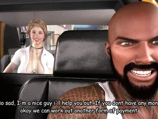 Big Dick Taxi Driver Takes College Girl's Pussy as Payment