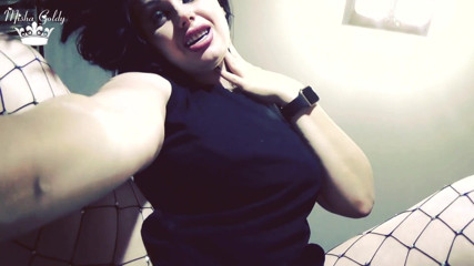 Goddess Misha Goldy: Get off to my indecent naughty tease!