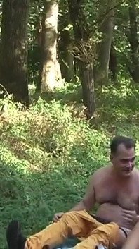 I'm fucking with my husband when a stranger arrives and fucks with us becoming a threesome