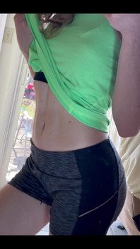 Stripping Out of My Workout Clothes for You
