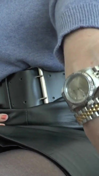 Fetish for Wide, Tight Belts and Wristwatches Part 1 Lady Victoria Valente