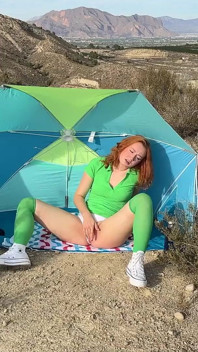 Masturbated in Mountains and Then Pee