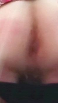 Anal Caning in Panties and Mini Skirt