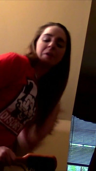 Adriana Spanked by Her Young Stepmom
