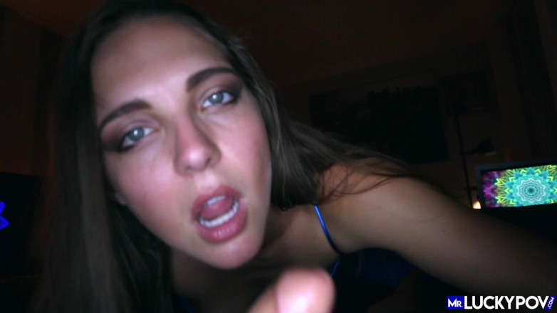 Mr.Lucky POV: Married slut Sadie is a cum swallower
