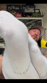 Stinky White Gym Socks