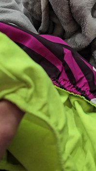 Leche en el arranque de los shorts Nike Tempo