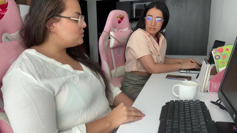 zoemelissa: Our Boss Excites Us, We Masturbate Thinking About Him
