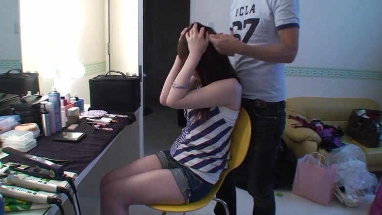 Solo Japanese: Lieve Japanse babe houdt ervan om te plagen vóór kinky...