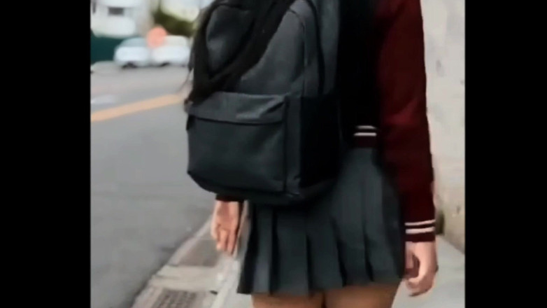 Astrid Cute: 18-year-old Schoolgirl in School Uniform Gets Fucked by Her Neighbor!!