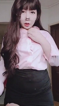 Passionate Aokochans Climax BBW Teen Teases in Lingerie Office Gear