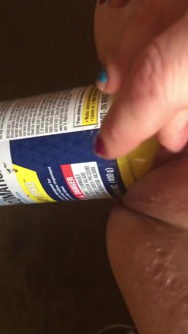 Fistingcumwhore: Filthy whore takes map gas in pussy