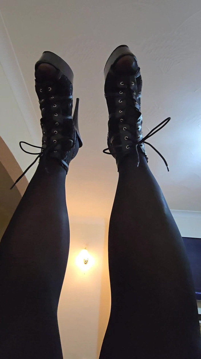 Transvestite: Black High Heels