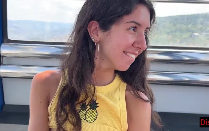 Dis Diger: Risky Blowjob on a Ferris Wheel in an Amusement Park