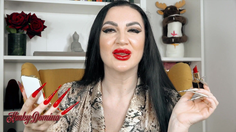 KinkyDomina: Giáo viên Rumani quyến rũ bạn với son môi đỏ của...