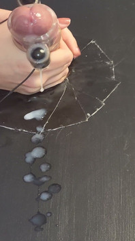 Close up Teasing Cock Massage with Vibrator - Massive Cum
