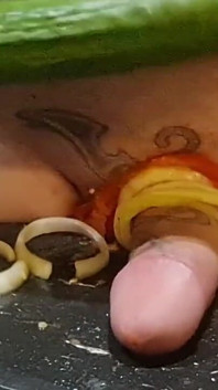CBT. Extremo Pau e Tormento Uretral na Cozinha! Cozinhando pau 2. Episódio 3/3. Cheio.
