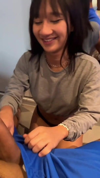 Teen Latina and Big Cock