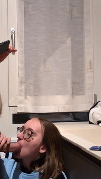Emejota: Bts Bathroom Fuck and Cum in Face Spanish Teen Slut