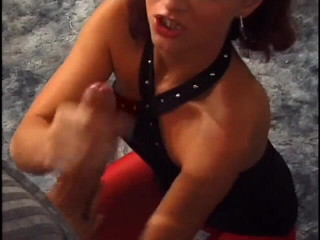 Fuck me Hard: Chica en lencería roja obtiene su culo apretado follado duro