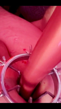 Stretching my hole wide to allow easy access for my. 