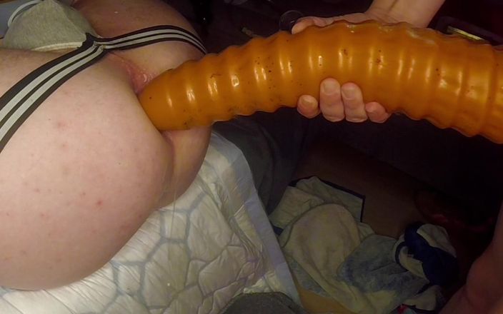 Ff couple xx: Hard Pegging 16 tum, slarvig rosebud hon älskar det