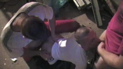 Sneaker gay: Slut fucked by scally boy in basement in Paris